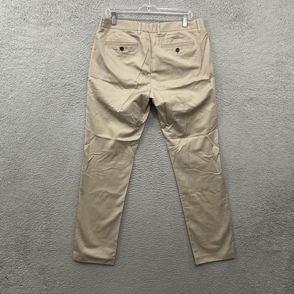 Bonobos Pants Mens 33x32 Khaki Chino Weekday Warrior Slim Fit Wednesday Cotton - Picture 2 of 12